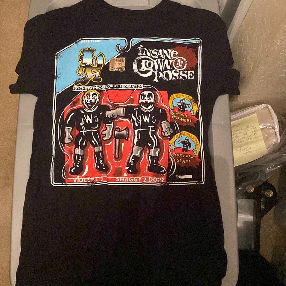 Autographed shaggy 2 dope ICP tour shirt